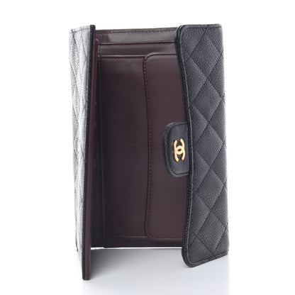Chanel Caviar Quilted Large Flap Wallet Black 6 of 13