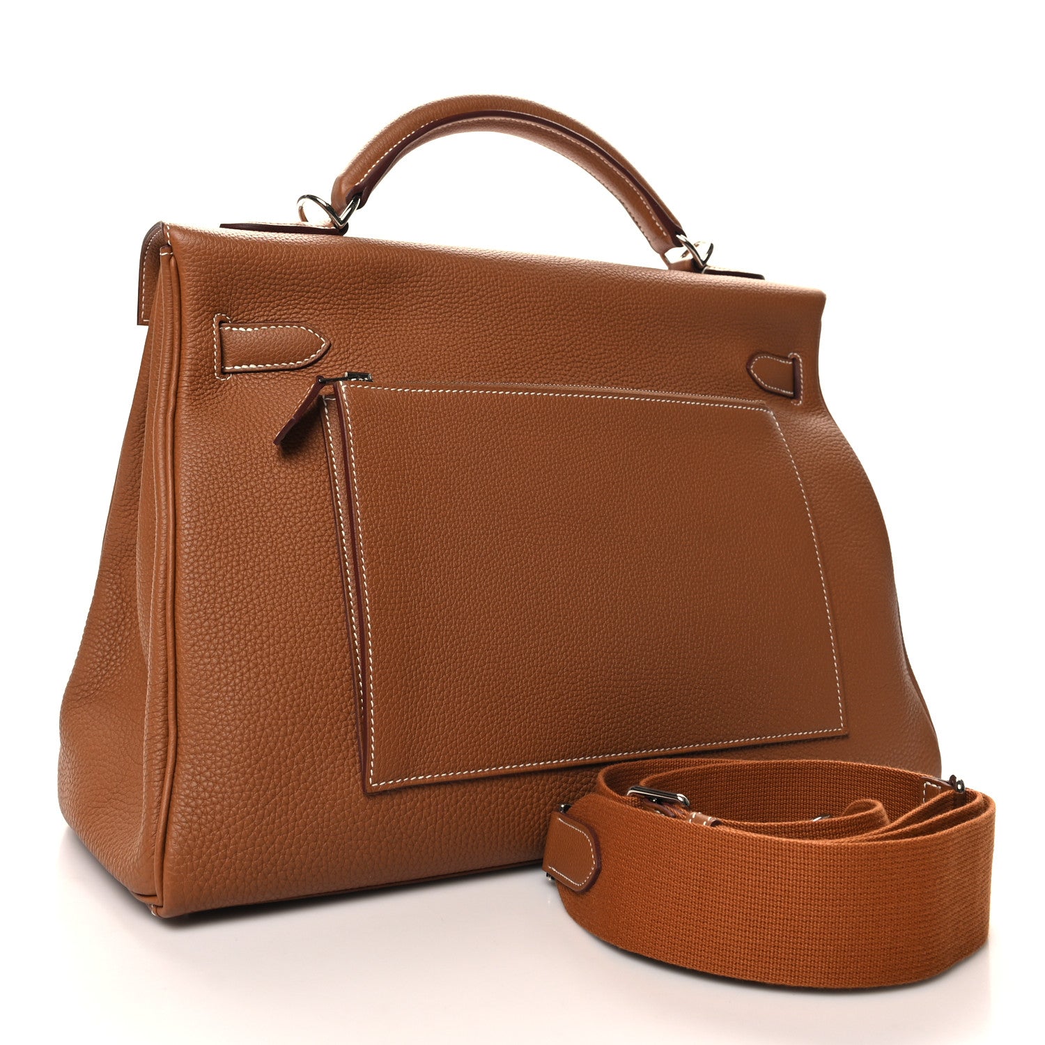 Hermes Togo Maxi Kelly Retourne 42 Gold 3 of 15