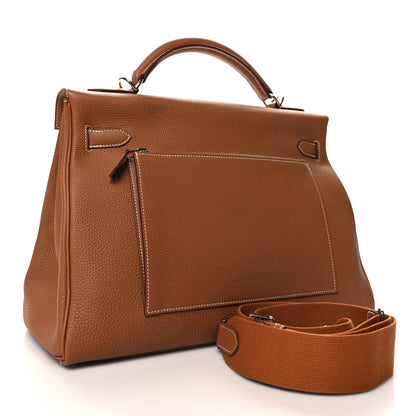 Hermes Togo Maxi Kelly Retourne 42 Gold 3 of 15