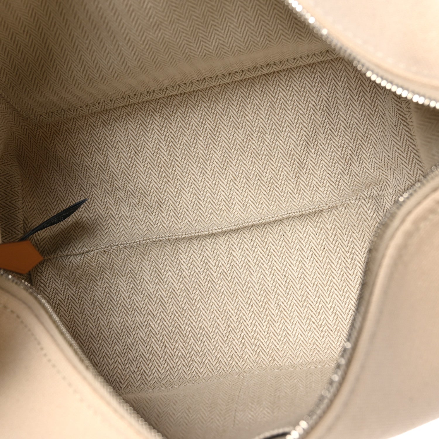 Hermes Canvas Small Bride-A-Brac Pouch Natural 5 of 9