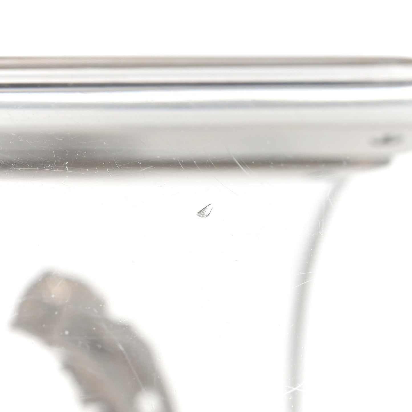 Resin Crystal Pearl CC Cuff Transparent