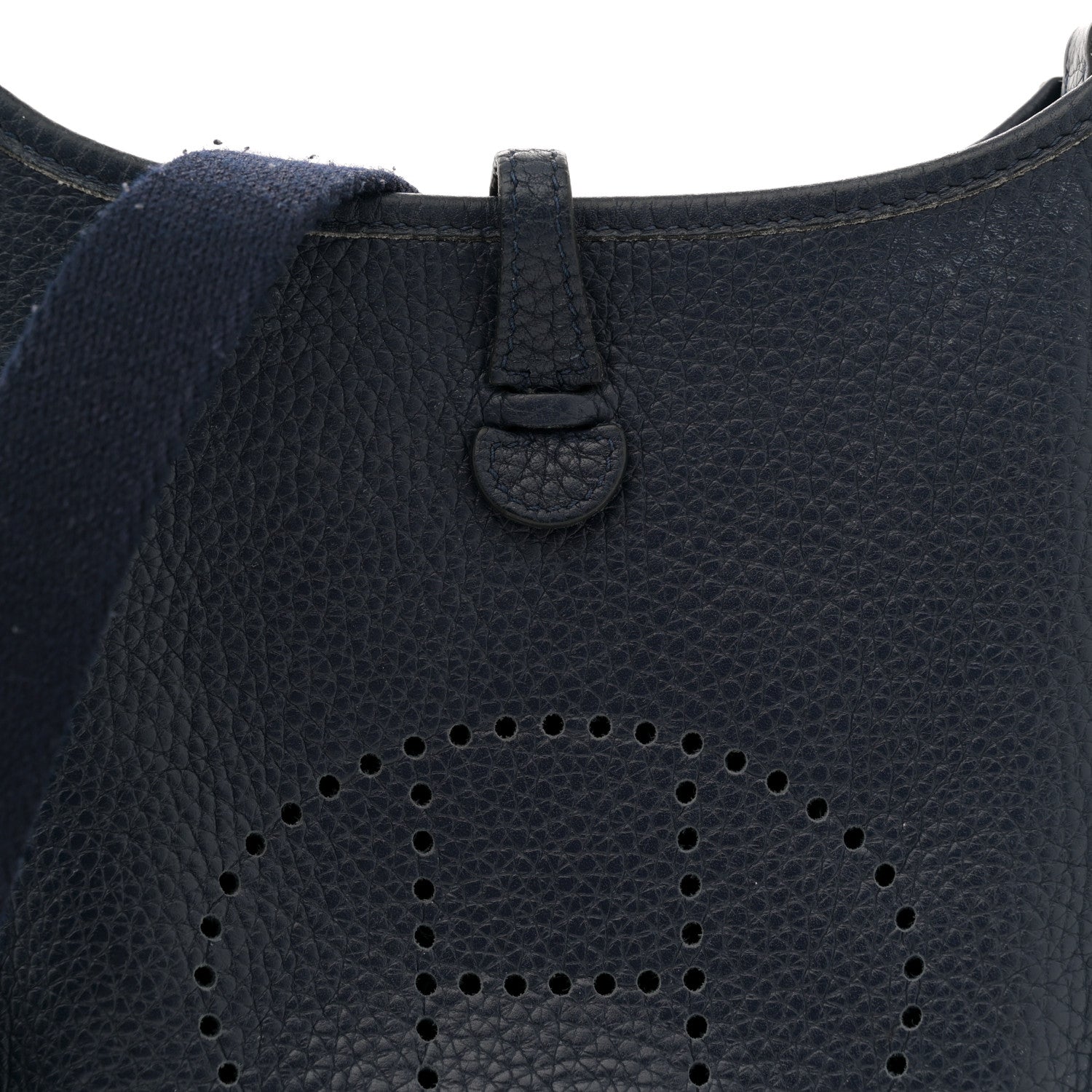 Hermes Taurillon Clemence Amazone Evelyne TPM Bleu Nuit Bleu Indigo 8 of 16