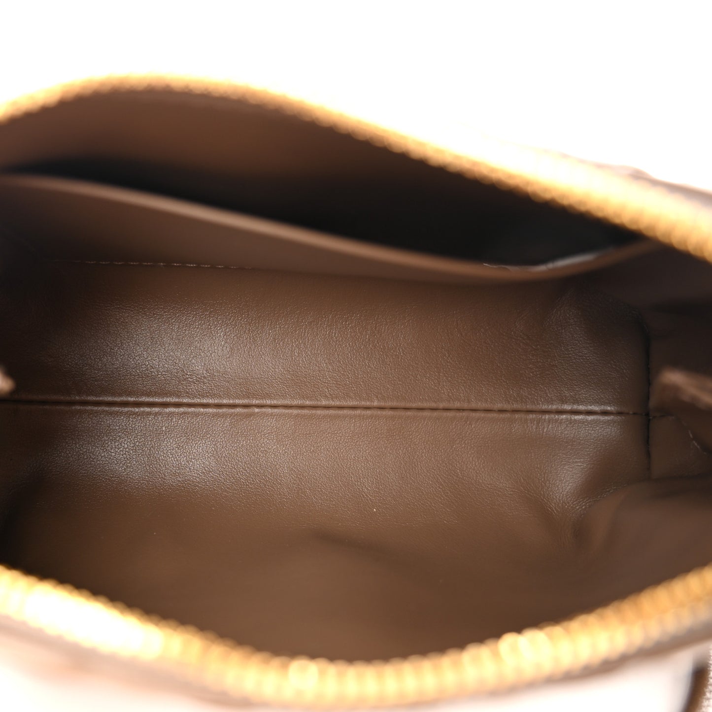Nappa Intrecciato Concert Pouch Pinecone