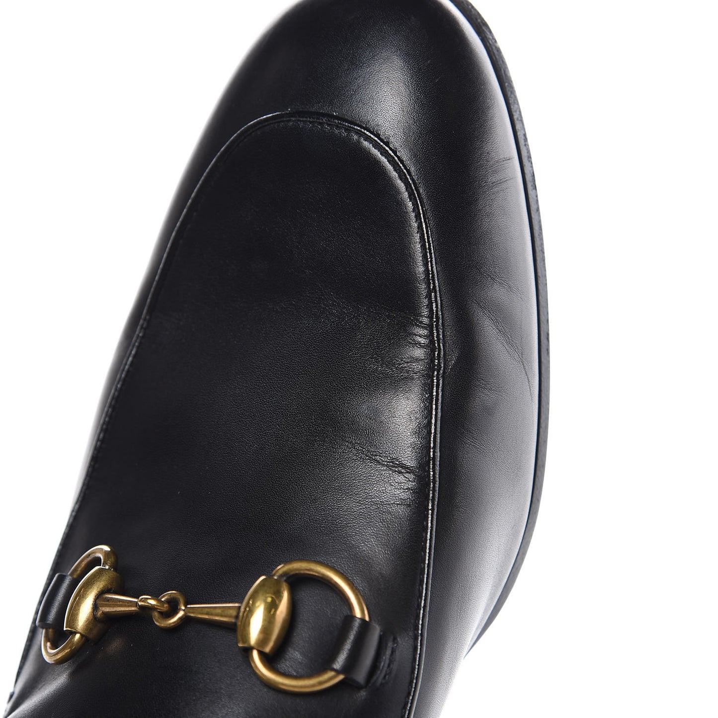 Calfskin Horsebit Mens Jordaan Loafers 7.5 Black