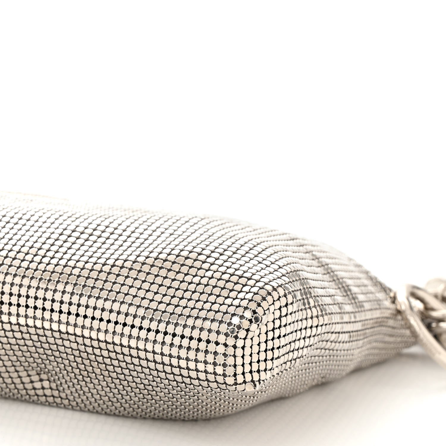 Jimmy Choo Metal Mesh Callie Tassel Shoulder Bag Silver 10 of 10