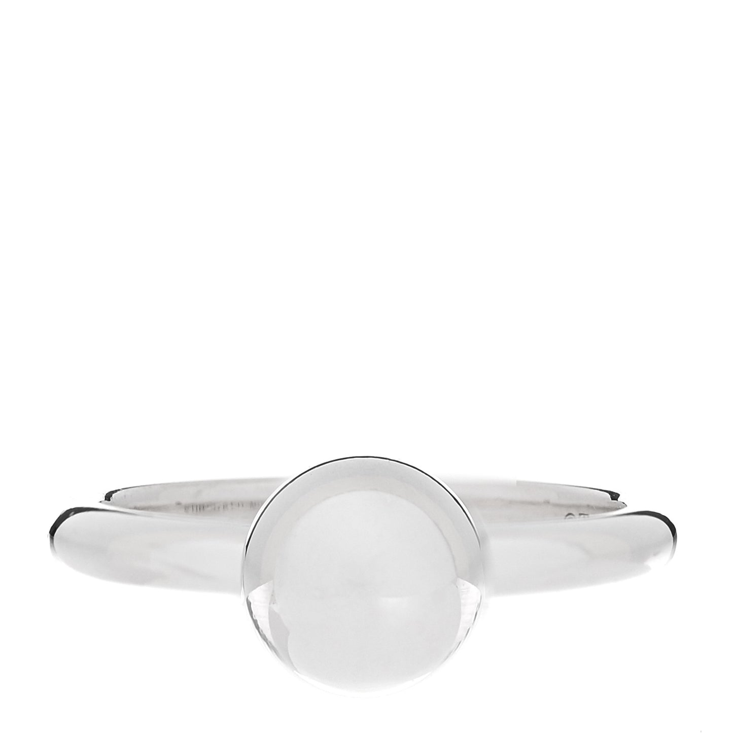 Sterling Silver 8mm Hardwear Ball Ring 53 6.25