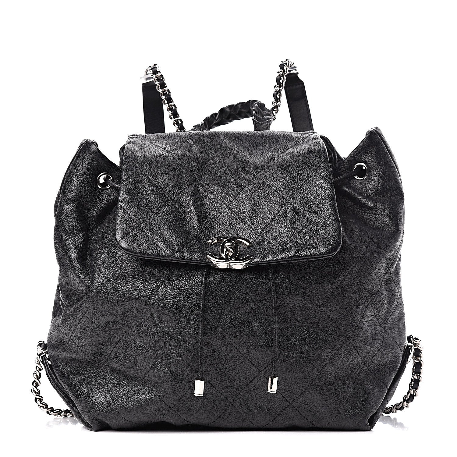 Chanel Caviar Stitched Backpack Black 1 of 10