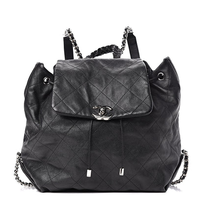 Chanel Caviar Stitched Backpack Black 1 of 10