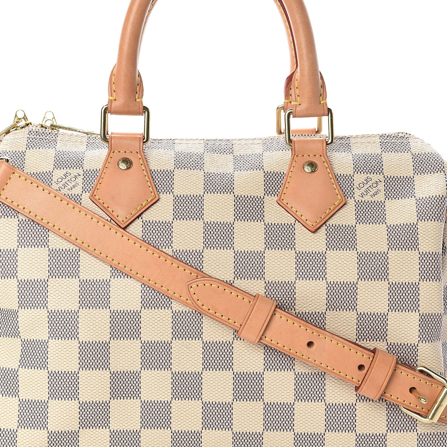 Louis Vuitton Damier Azur Speedy Bandouliere 25 8 of 10