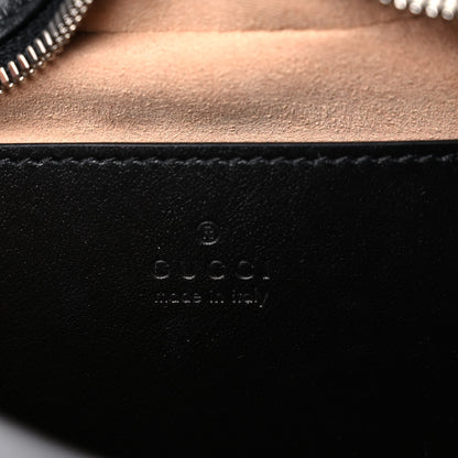 Gucci Calfskin Matelasse Aria Small GG Marmont Chain Shoulder Bag Black 5 of 13