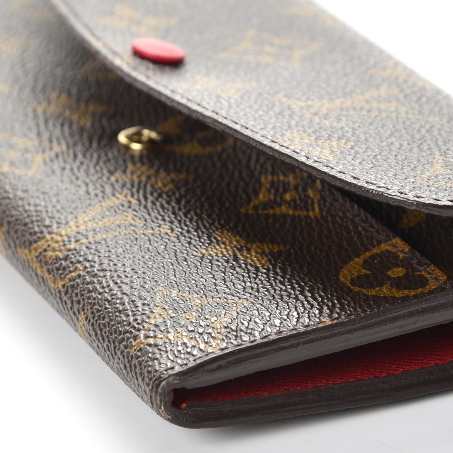 Louis Vuitton Monogram Emilie Wallet Red 12 of 12