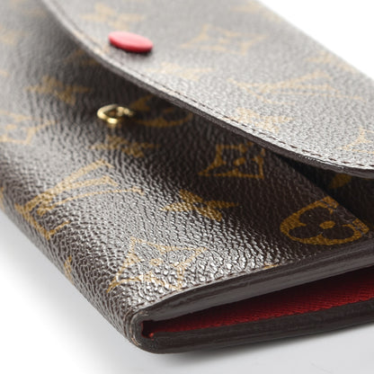 Louis Vuitton Monogram Emilie Wallet Red 12 of 12