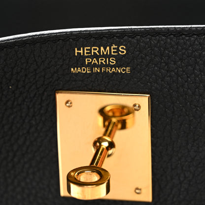 Hermes Togo Kelly Retourne 32 Black 7 of 14
