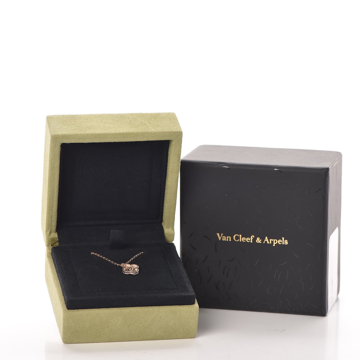 18K Rose Gold Sweet Alhambra Pendant Necklace