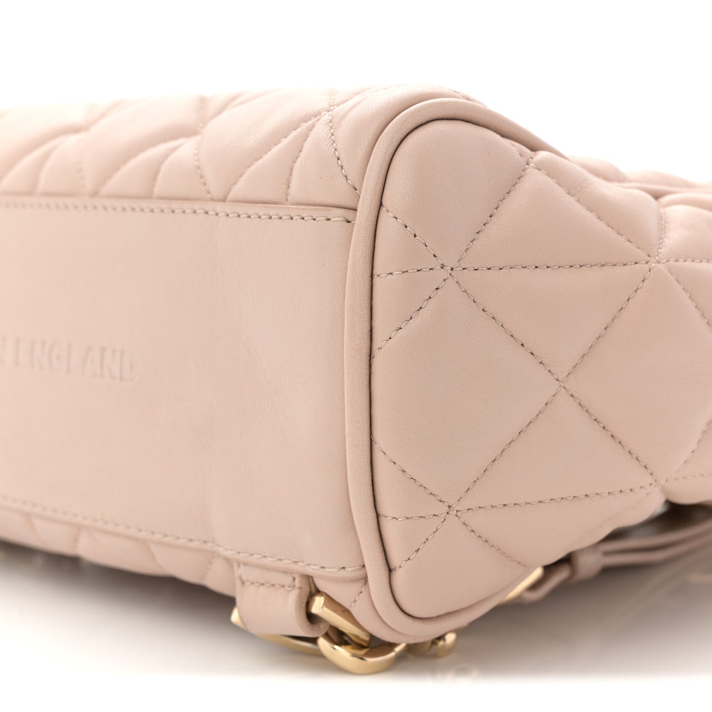 Nappa Quilted Mini Cara Delevingne Convertible Bag Oatmeal