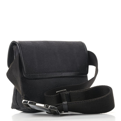 Gucci GG Monogram Web Flight Belt Bag Black 3 of 9
