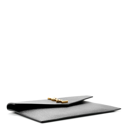 Saint Laurent Grain De Poudre Uptown Pouch Black 3 of 5