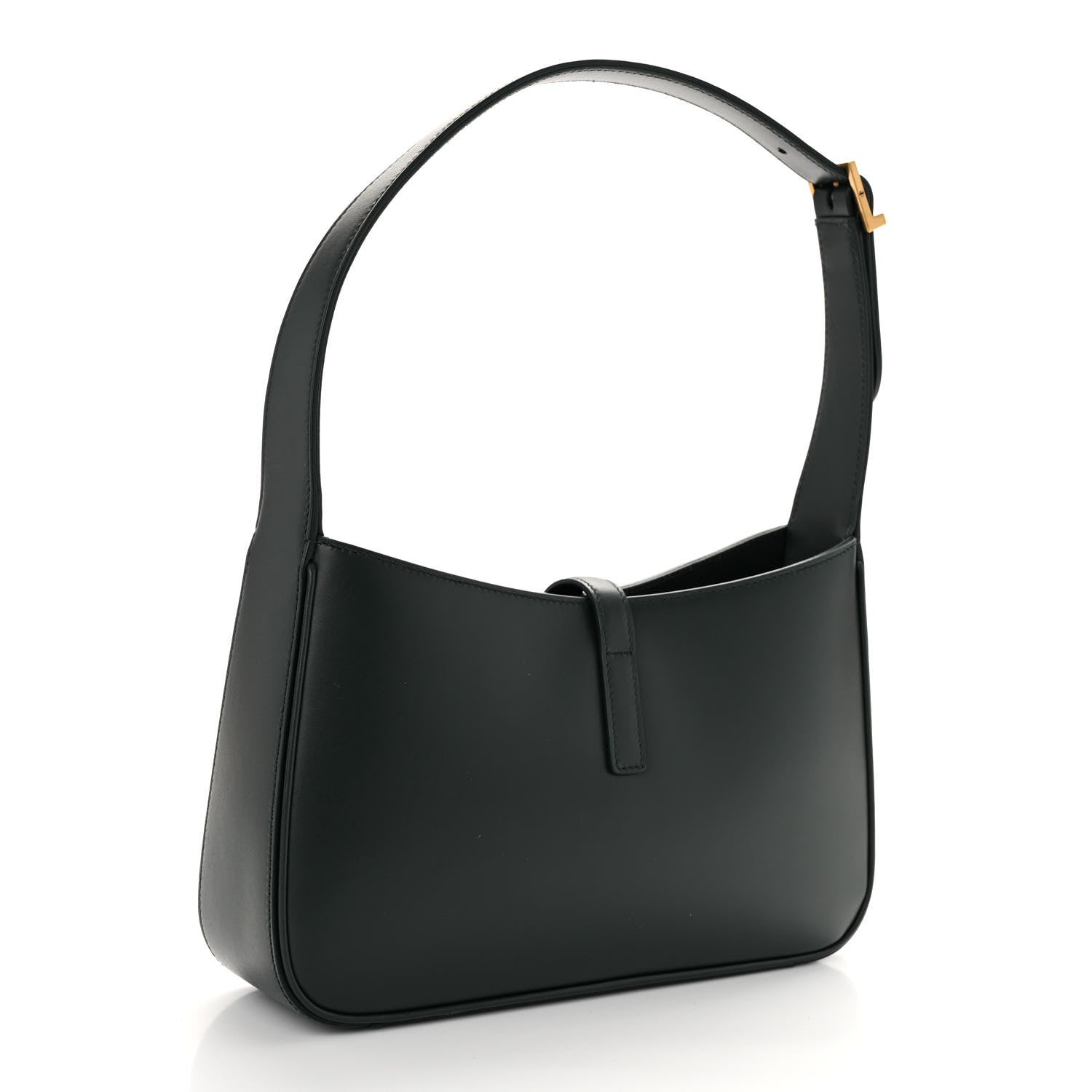 Saint Laurent Smooth Calfskin Le 5 A 7 Hobo Vert Fonce 3 of 9