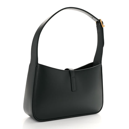 Saint Laurent Smooth Calfskin Le 5 A 7 Hobo Vert Fonce 3 of 9