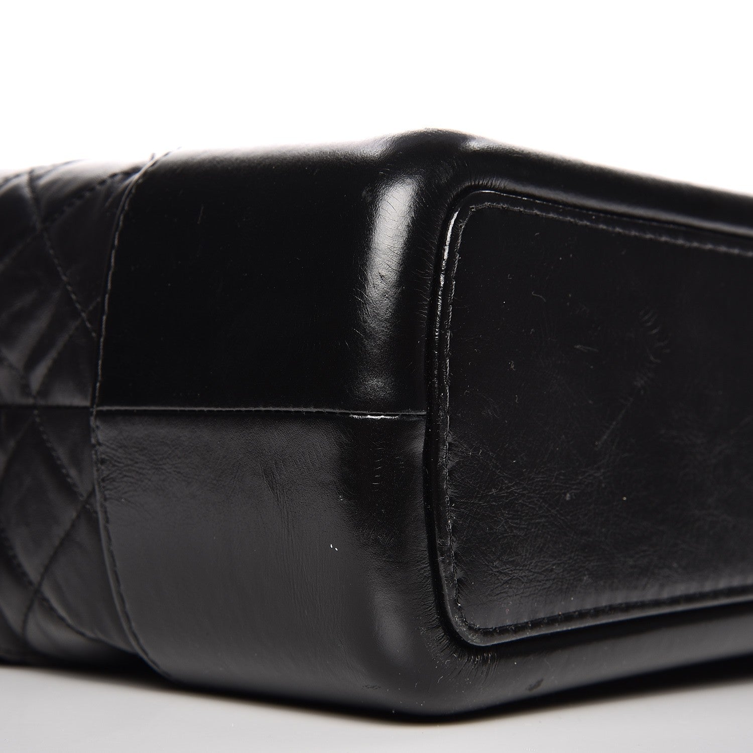 Chanel Aged Calfskin Quilted Large Gabrielle Hobo Black 8 of 13