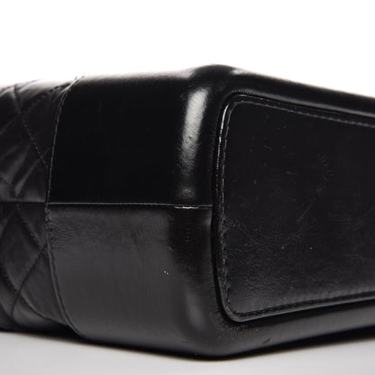 Chanel Aged Calfskin Quilted Large Gabrielle Hobo Black 8 of 13