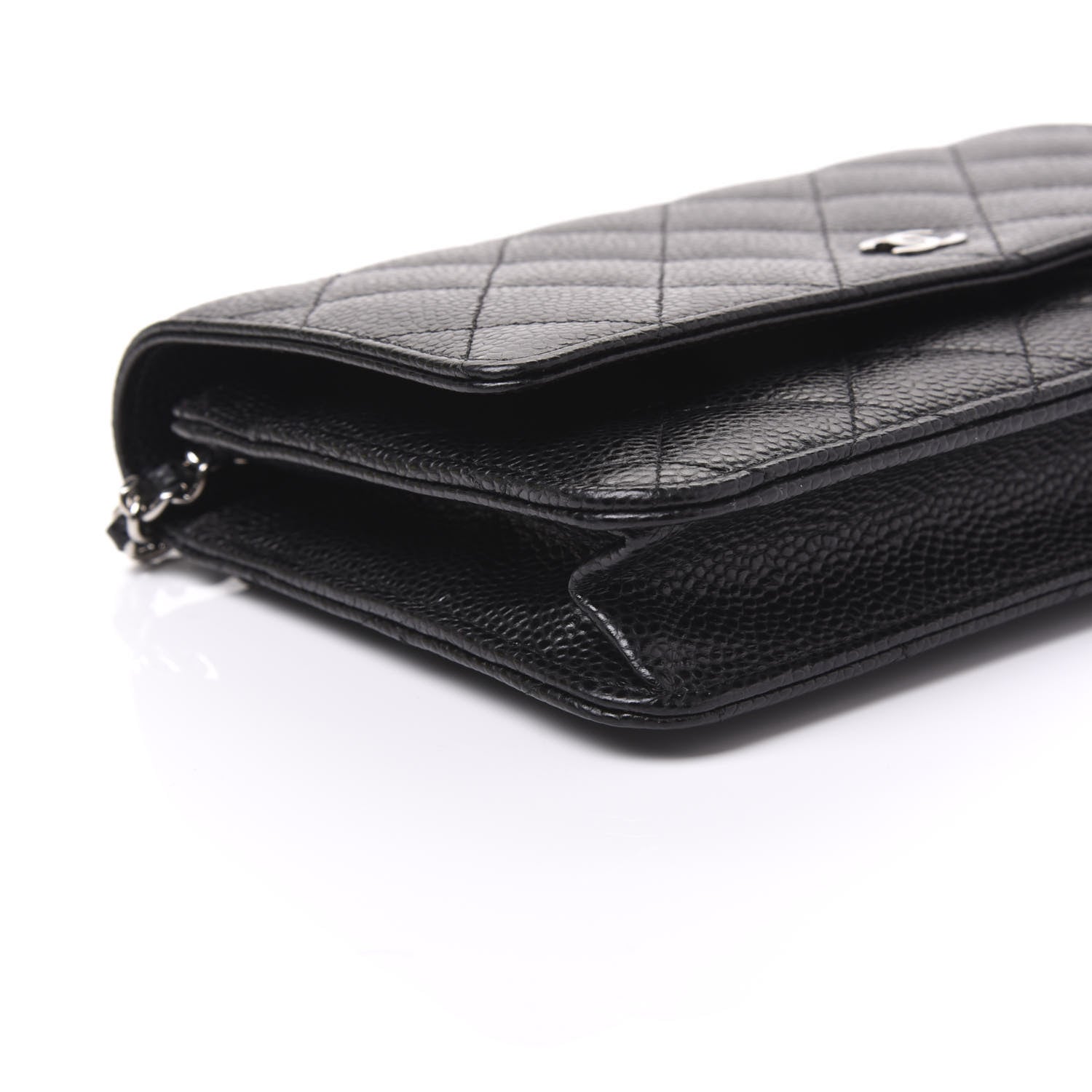 Chanel Caviar Quilted Wallet On Chain WOC Black 5 of 11