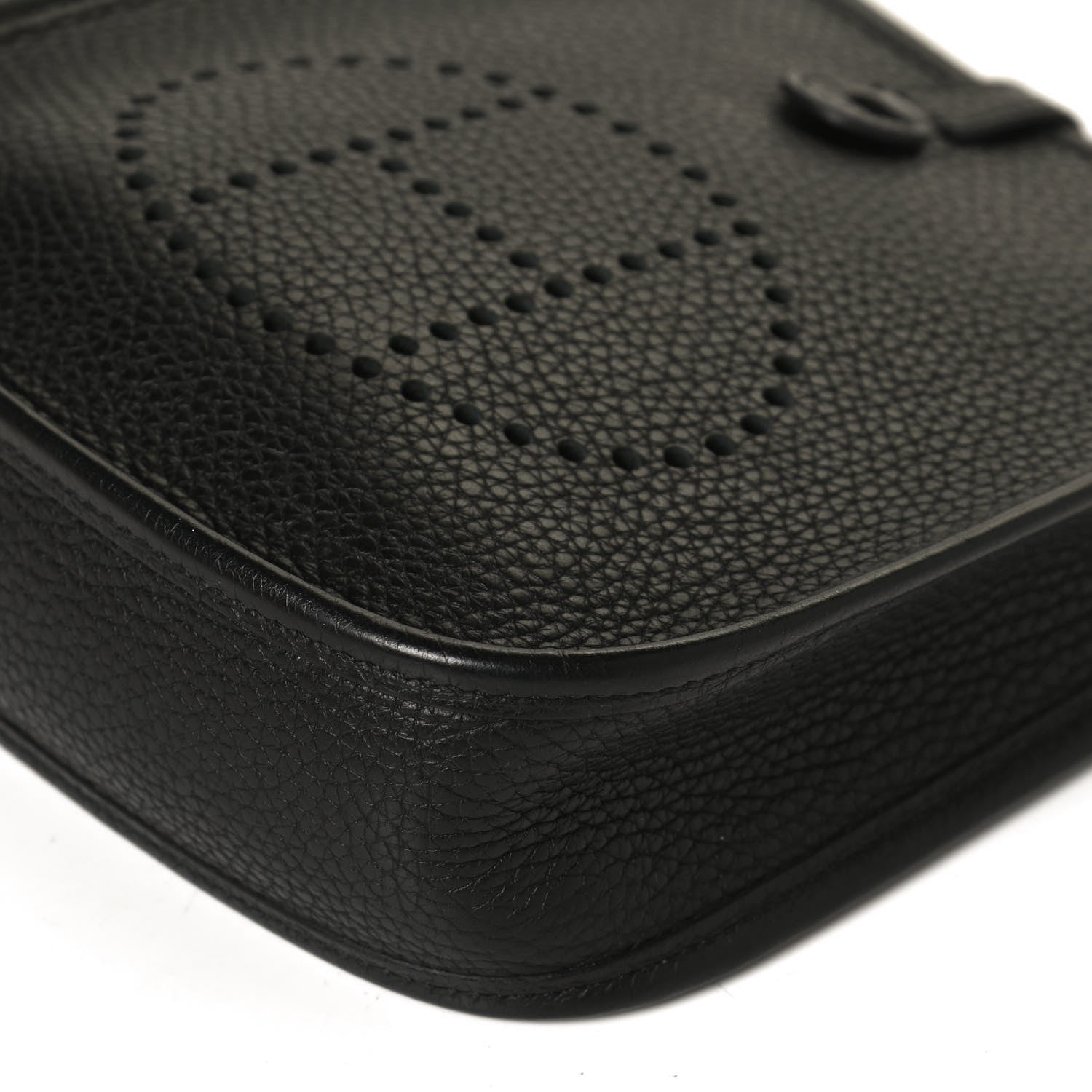 Hermes Taurillon Clemence Evelyne TPM Black 12 of 13