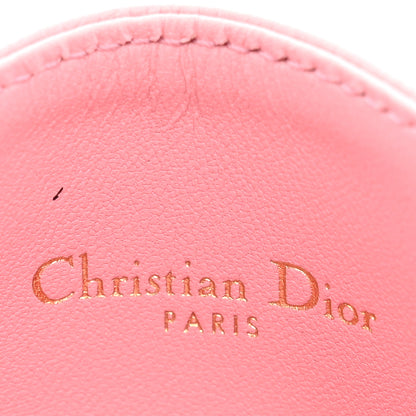 Christian Dior Calfskin Cannage Dioramour Caro Five-Slot Card Holder Pink 6 of 8