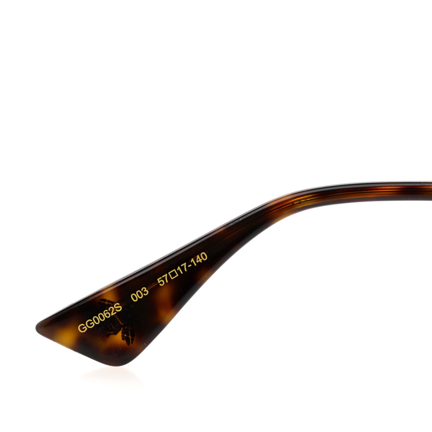 Gucci Web Aviator Sunglasses GG0062S Green Red 6 of 7