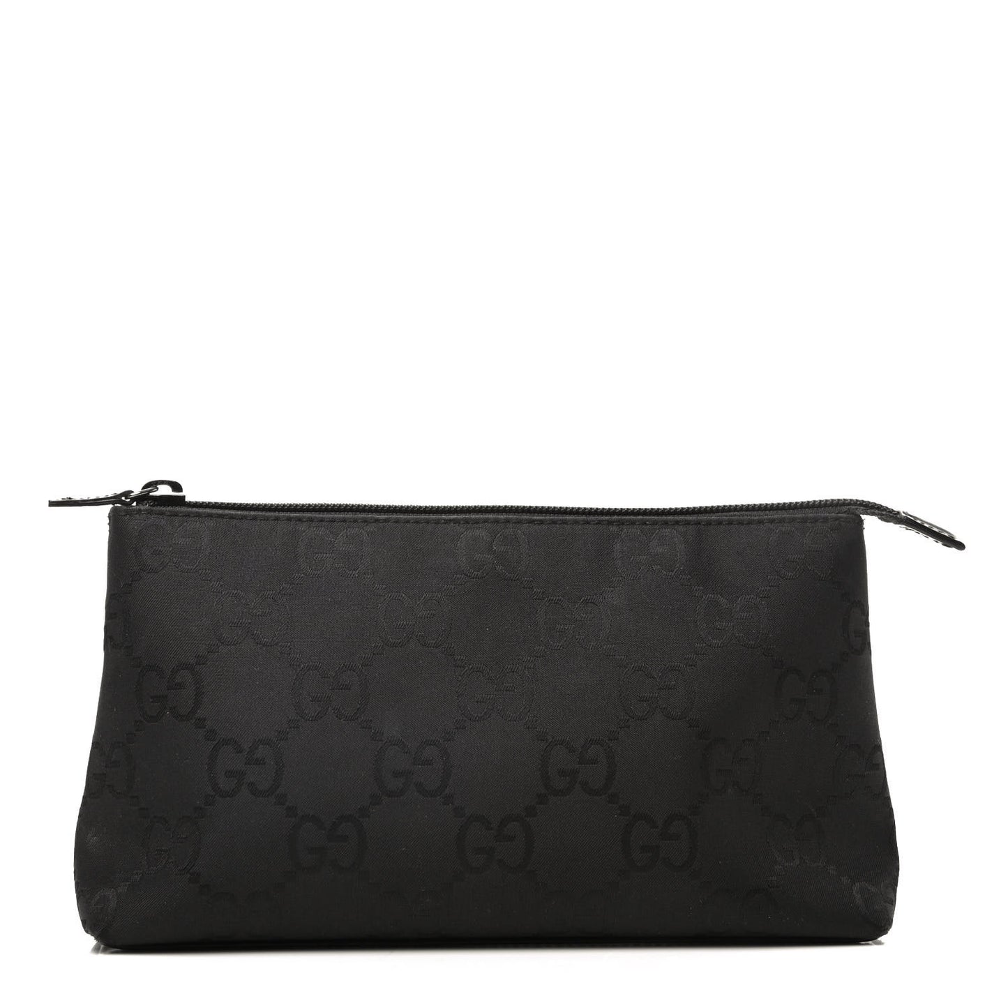 Nylon Monogram Cosmetic Pouch Black