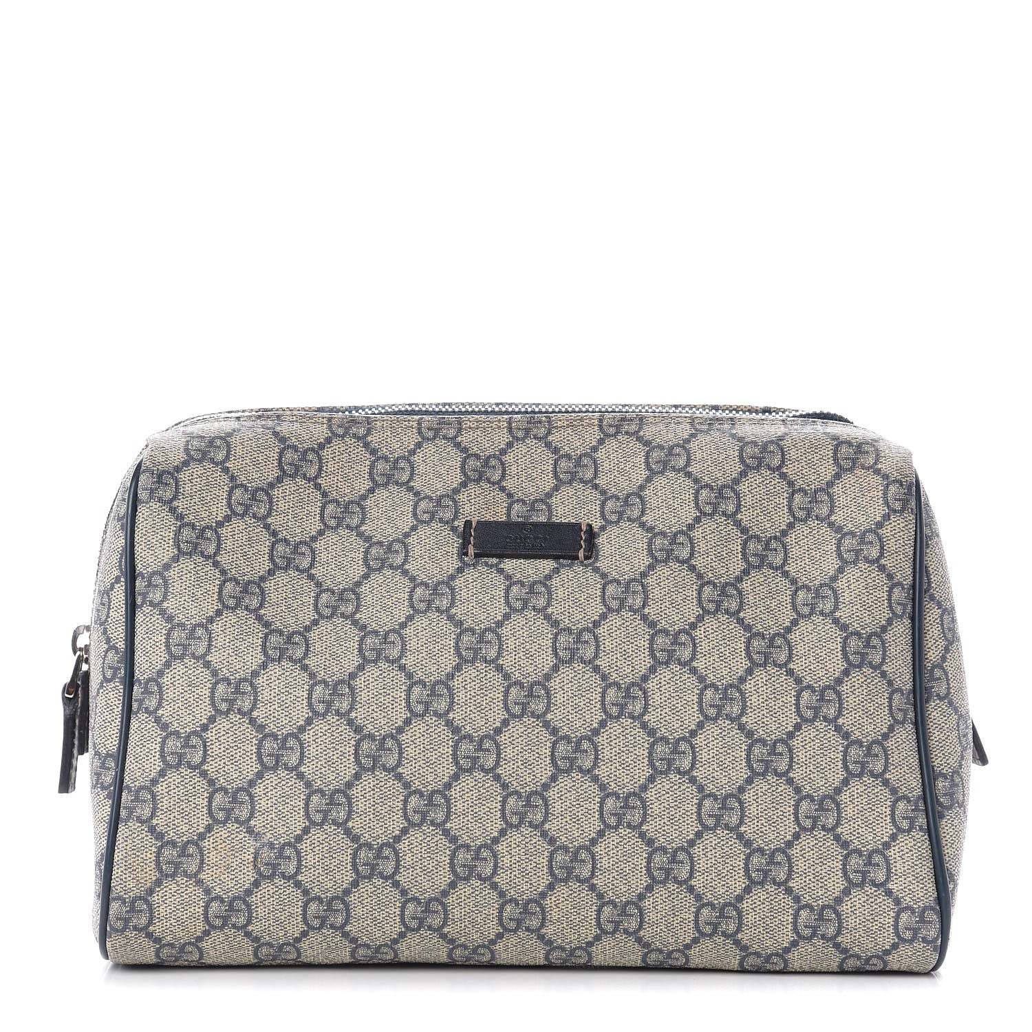 Gucci GG Plus Monogram Large Toiletry Case Navy 1 of 8