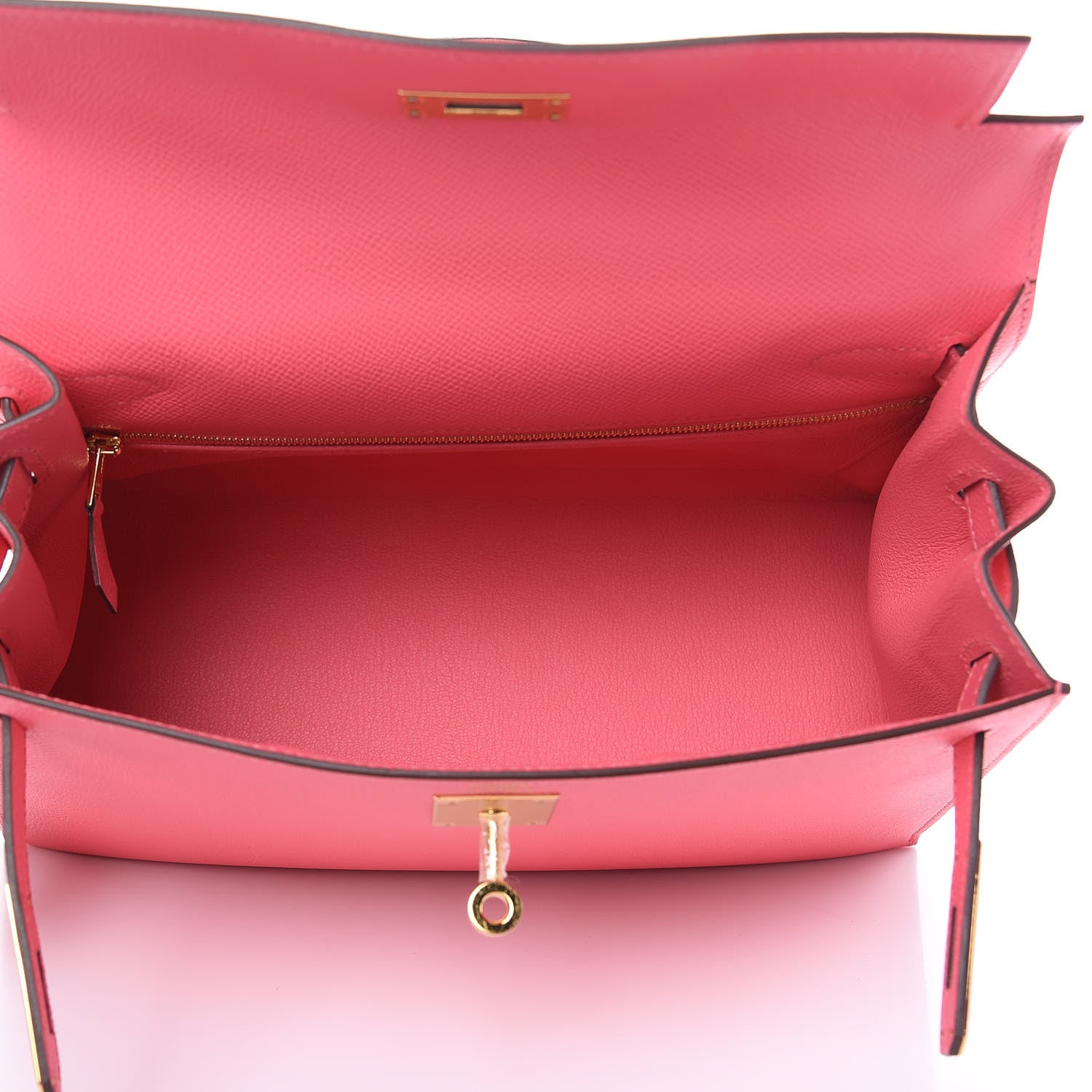Hermes Epsom Kelly Sellier 28 Rose Azalee 7 of 33