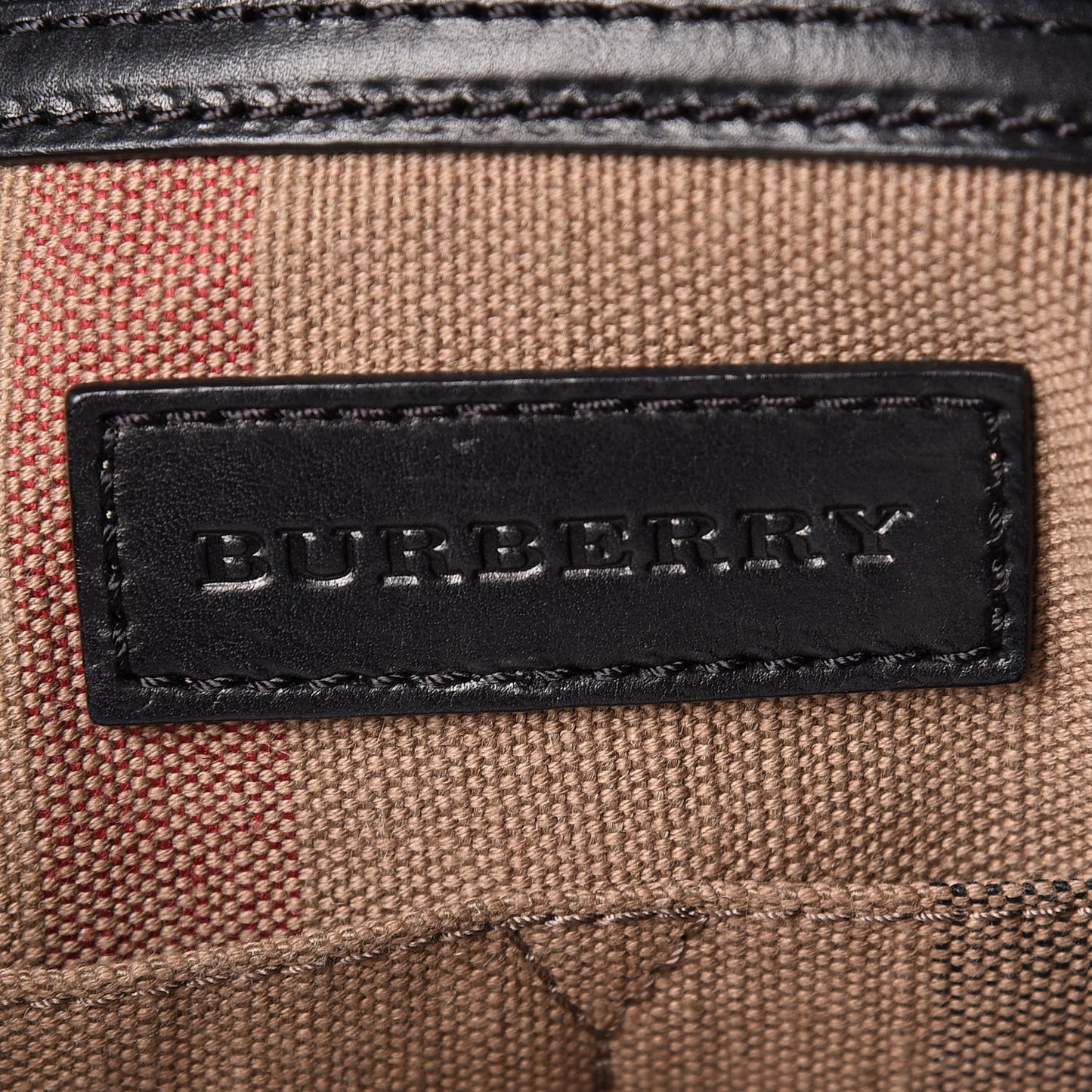 Canvas Mega Check Medium Ashby Hobo Black