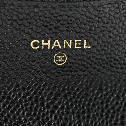 Chanel Caviar Quilted Flap Card Holder Black 6 of 8