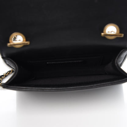 Chanel Lambskin Quilted Boy Brick Studded Flap Black 5 of 10