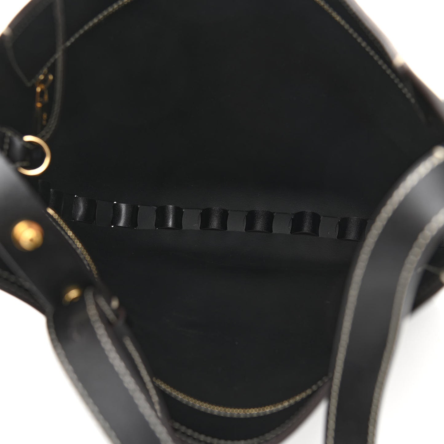 Small Grain Smooth Calfskin Large Darryl Hobo Black