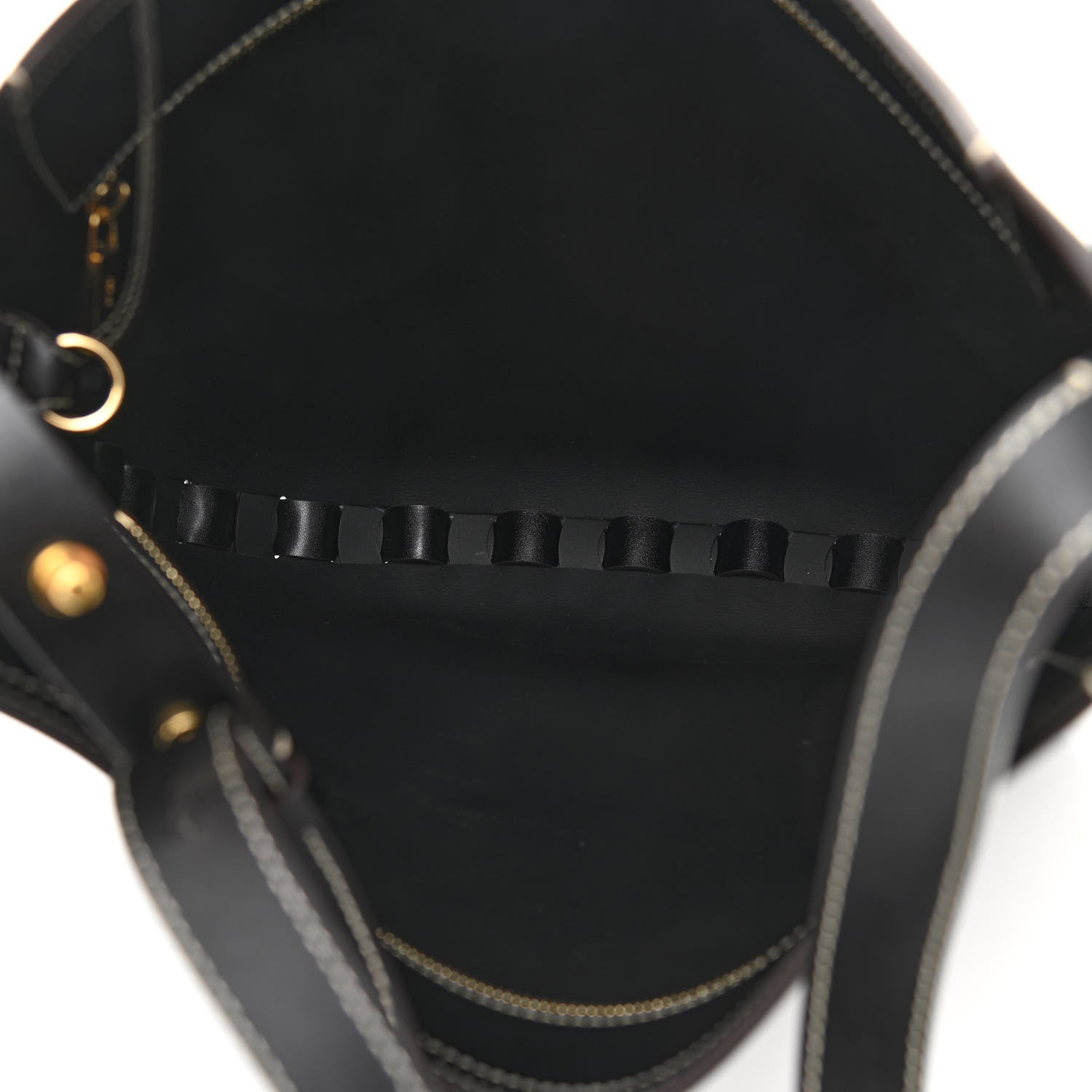 Chloe Small Grain Smooth Calfskin Large Darryl Hobo Black 6 of 9