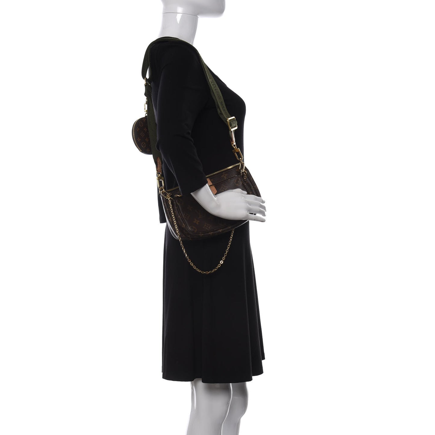 Monogram Multi Pochette Accessories Kaki
