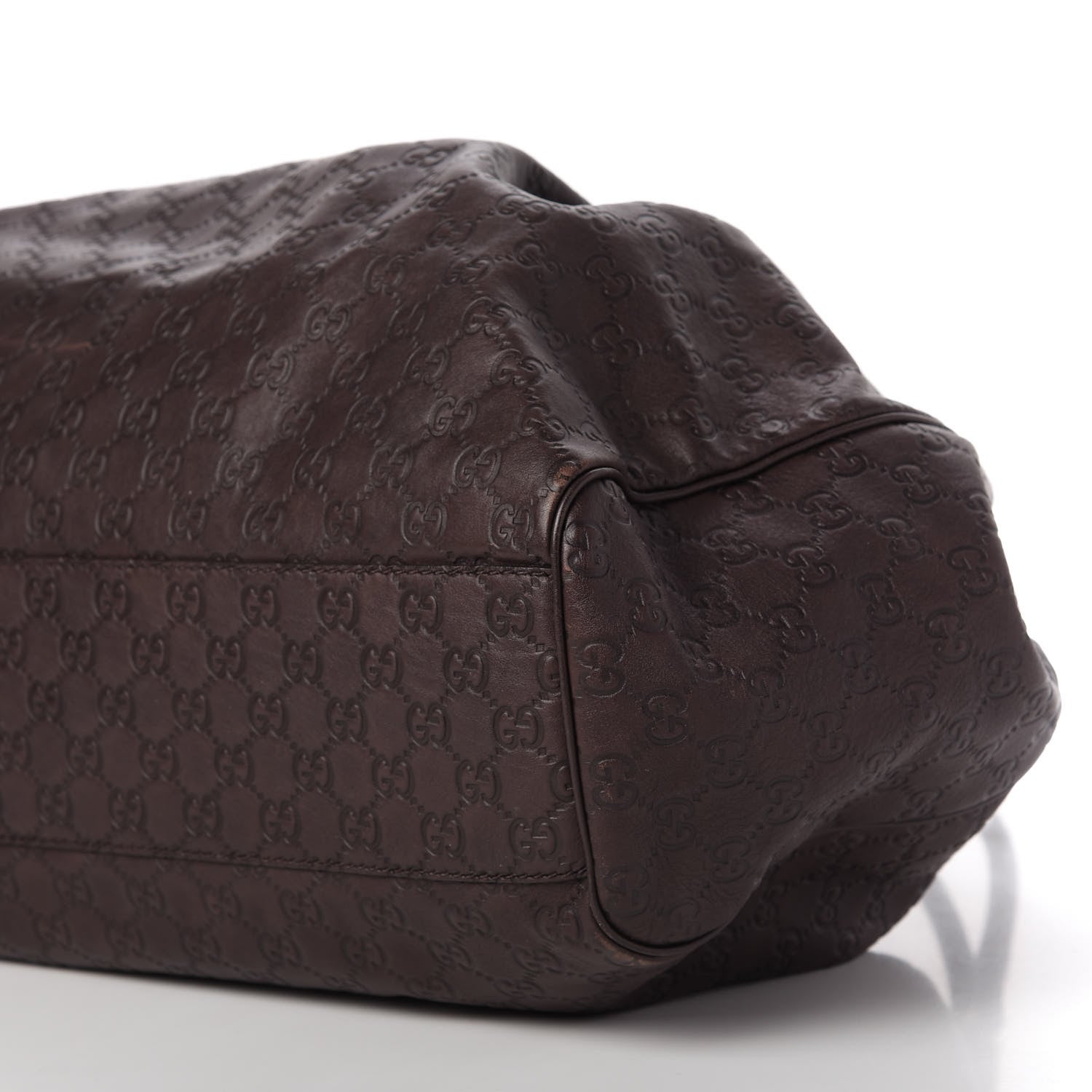 Gucci Guccissima Signature Large Sukey Tote Chocolate 7 of 10