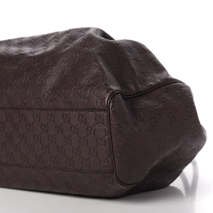 Gucci Guccissima Signature Large Sukey Tote Chocolate 7 of 10