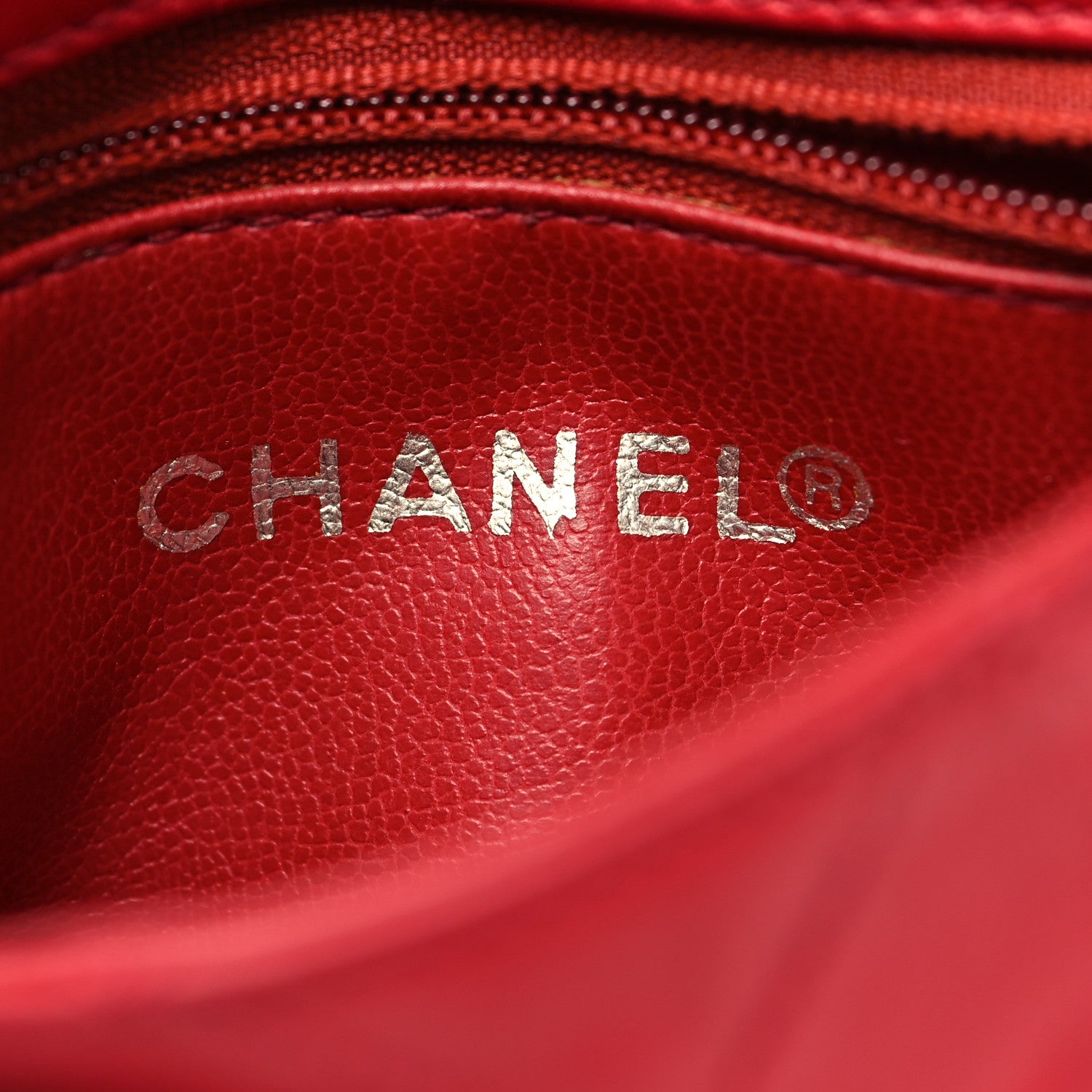 Chanel Lambskin Diamond Stitched Turn Lock Flap Belt Bag 75 30 Red 6 of 12