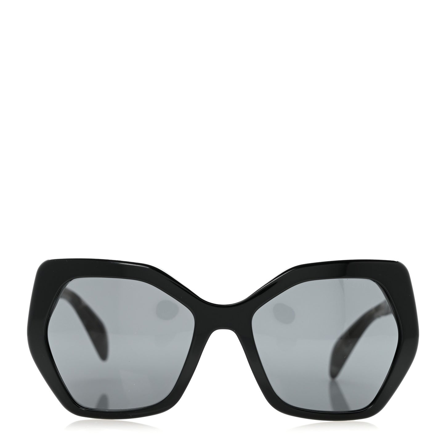 Acetate Sunglasses SPR 16R Black Tortoise Grey