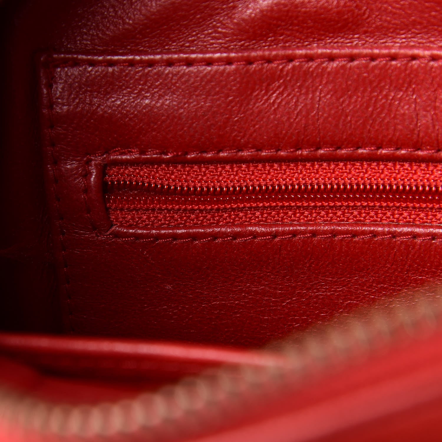 Chanel Lambskin Quilted Camera Case Red 15 of 17