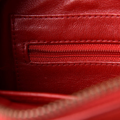 Chanel Lambskin Quilted Camera Case Red 15 of 17