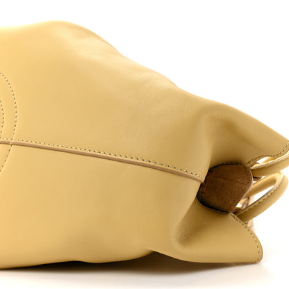 Loewe Shiny Nappa Calfskin Paseo Bag Dark Butter 8 of 10