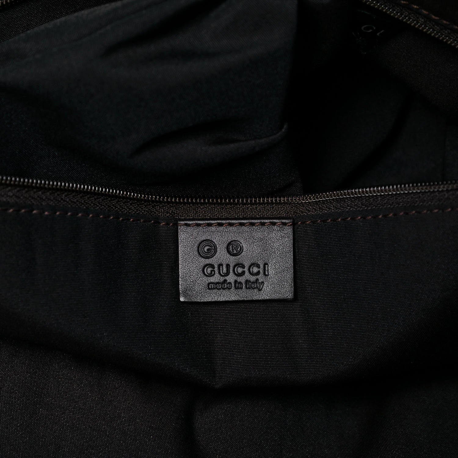 Gucci Monogram Denim Large Tote Brown 9 of 10