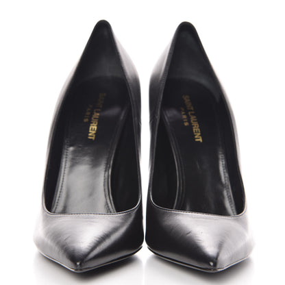 Saint Laurent Calfskin Opyum 100 Pumps 40 Black 2 of 9