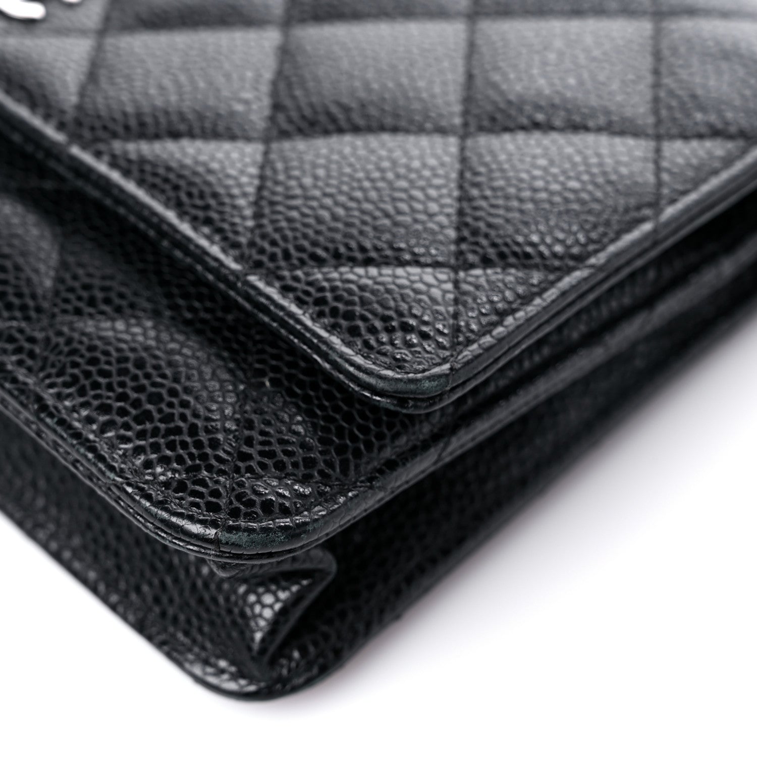 Chanel Caviar Quilted Wallet On Chain WOC Black 11 of 15