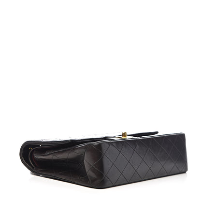 Chanel Lambskin Quilted Medium Double Flap Black 4 of 16