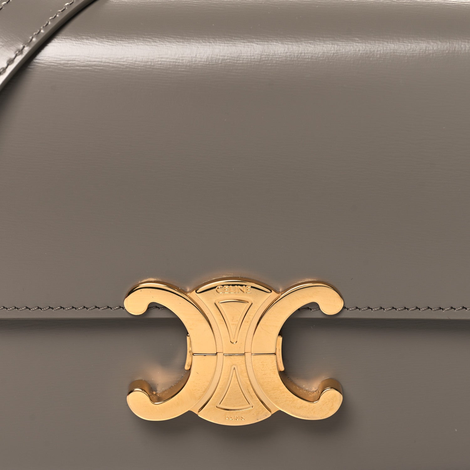 Celine Shiny Calfskin Teen Triomphe Pebble 8 of 10